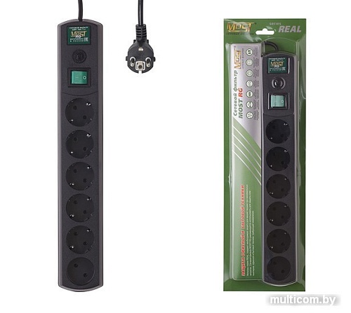 Сетевой фильтр Most RG 10 м (черный)