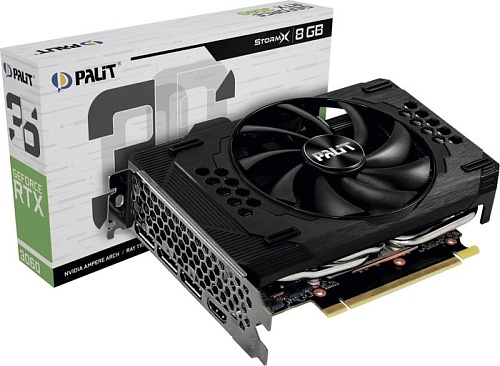 Видеокарта Palit GeForce RTX 3060 StormX 8GB GDDR6 NE63060019P1-190AF