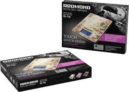 Кухонные весы Redmond RS-736 (цветы)