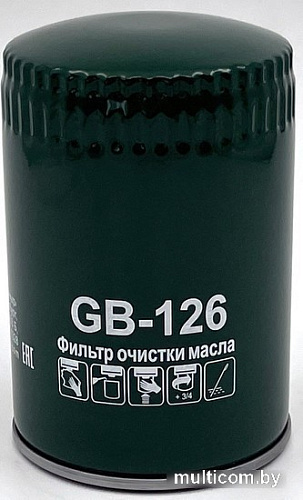 Масляный фильтр BIG Filter Spin-on GB-126