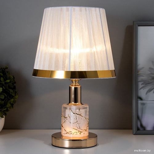Торшер Risalux Джустина 7824048 (белый/золото)