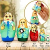 Развивающая игра Брестская Матрешка В белорусском традиционном платье с орнаментом (набор 5 шт)