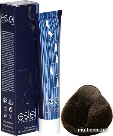 Estel Professional De Luxe 4/70 шатен коричневый для седины