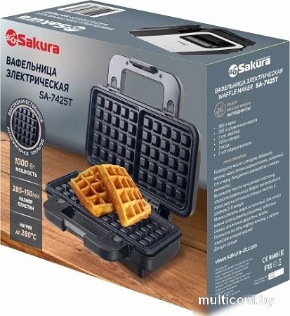 Вафельница Sakura SA-7425T