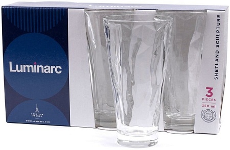 Набор бокалов для воды и напитков Luminarc Shetland Sculpture P2766