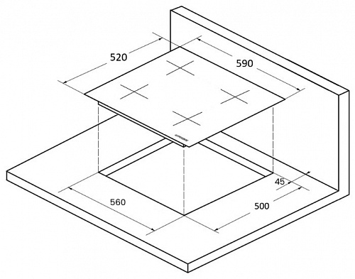 Варочная панель Kuppersberg ICS 604