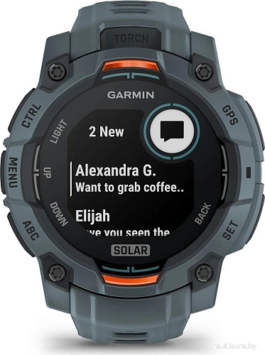 Умные часы Garmin Instinct 3 Solar 45 мм (серый)