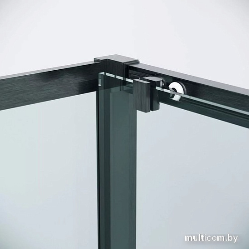 Душевой уголок Grossman Cosmo 120x80x195 120.K33.02.1280.42.00 (графит сатин/прозрачное стекло)