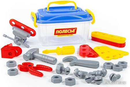 Набор инструментов игрушечных Полесье Механик 56610 (в контейнере)