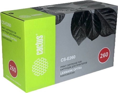 Картридж CACTUS CS-E260 (аналог Lexmark E260A21E)