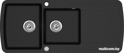 Кухонная мойка Aquasanita Lira SQL201AW (black metallic 601)
