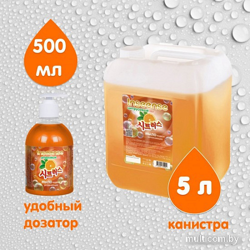 Inseense Мыло жидкое Увлажняющее Цитрусовый микс Ins5000mCMK (5 л)