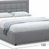 Кровать Moon Trade Noemi 1222/К002010 160x200