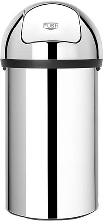 Brabantia Push Bin 60 л (стальной полированный)