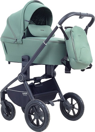 Универсальная коляска MOWbaby Zoom air MB086 (2 в 1, Olive)