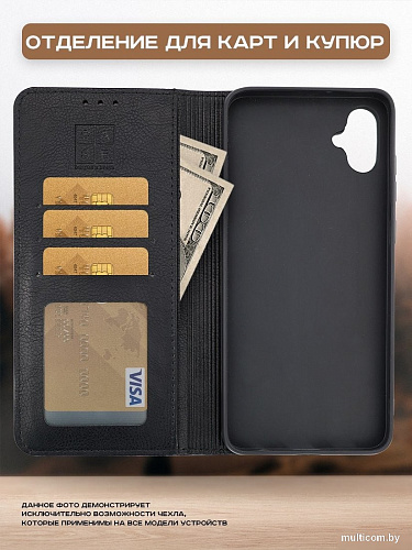 Чехол для телефона Case Book для Poco X6 5G/Redmi Note 13 Pro 5G (темно-красный)