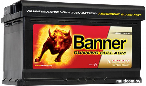 Автомобильный аккумулятор Banner Running Bull AGM 580 01 (80 А/ч)