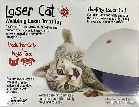 Игрушка для кошек Rosewood Laser Cat Лови вкусняшку 40456