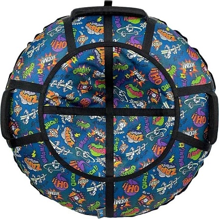 Тюбинг Hubster SnowDream Glamour S Калифорния 100см во9000-2 (синий)