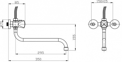 Смеситель РМС SL119-143