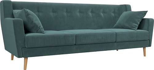 Диван Mebelico Брайтон 3 109149 (велюр, бирюзовый)