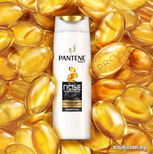Pantene Шампунь Густые и крепкие для тонких и ослабленных волос 400 мл