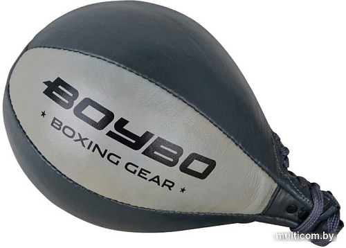 Груша BoyBo BPP101 р.3, кожа (черный/металлик)