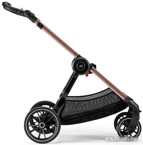Универсальная коляска CAM Posh (2 в 1, розовый/рама розовое золото)