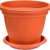 Кашпо Эльфпласт Italy 431 6 л (терракотовый)