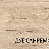 Тумба Anrex Oskar 1D1S Дуб Санремо