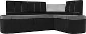 Угловой диван Mebelico Тефида 107513 (правый, серый/черный)