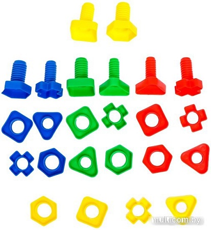 Набор развивающих игрушек Zabiaka Болты и гайки 9270857