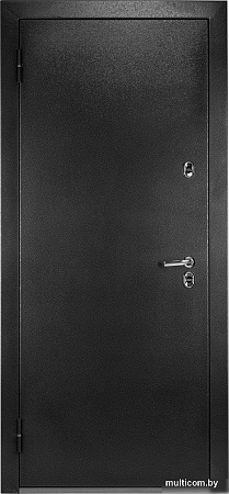 Металлическая дверь Guard Термо MG109 96x205 левая (черное серебро/белый ясень)