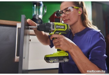 Дрель-шуруповерт Ryobi RDD18-2C20S 5133005520 (с 2-мя АКБ 2 Ач, сумка)