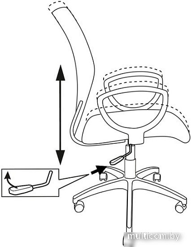 Кресло Бюрократ CH-599AXSN/32B/TW-11 (черный)