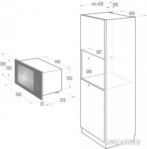 Микроволновая печь Gorenje BM6240SY2W