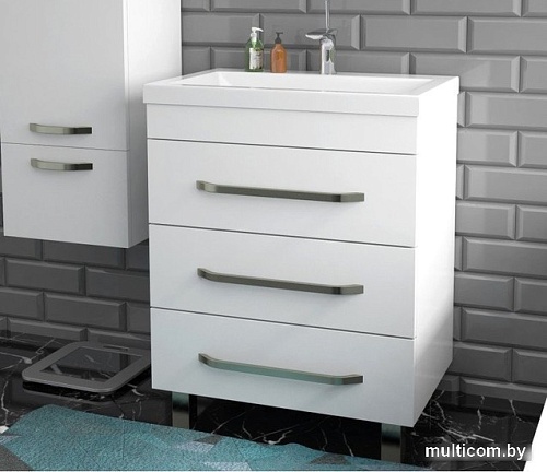 Эстет Тумба под умывальник Рава 70 (3 ящика)