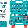 Набор трещотка с головками и битами Total TTHT141462 (46 предметов)