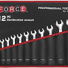 Набор ключей Force 5121SC (12 предметов)