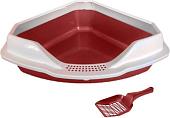 Туалет-лоток Homecat 75253 (бордовый перламутр)