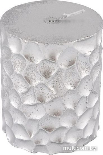 Свеча Волшебная страна Deco Christmas Iceberg 103387 (серебряный)