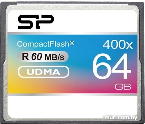 Карта памяти Silicon-Power CF 400X SP064GBCFC400V10 64GB
