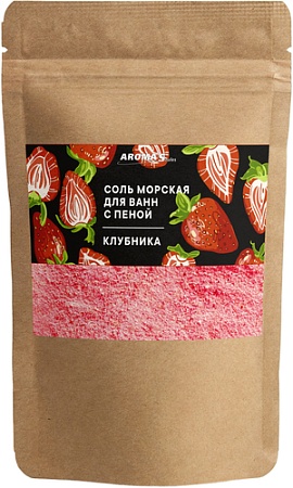 Aroma Saules Соль для ванны Клубника 1.2 кг