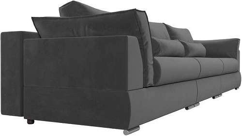 Диван Mebelico Пекин Long 115452 (велюр, серый)