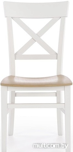 Стул Halmar Tutti (белый/дуб медовый)