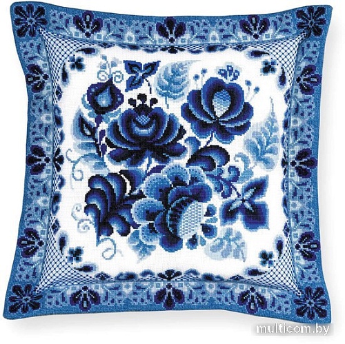 Набор для вышивания Риолис Подушка/панно «Гжель» 1830