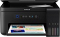 МФУ Epson L4150 (ресурс стартовых контейнеров 7500/6000, чернила 001)