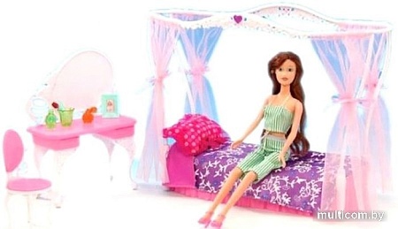 Аксессуары для кукольного домика Наша Игрушка Спальня 100526662