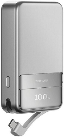 Внешний аккумулятор EcoFlow Rapid Magnetic 10000mAh (серебристый)