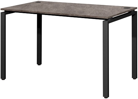 Стол Millwood Лофт Сиэтл ДТ-5 130x70x75 (бетон/металл черный)